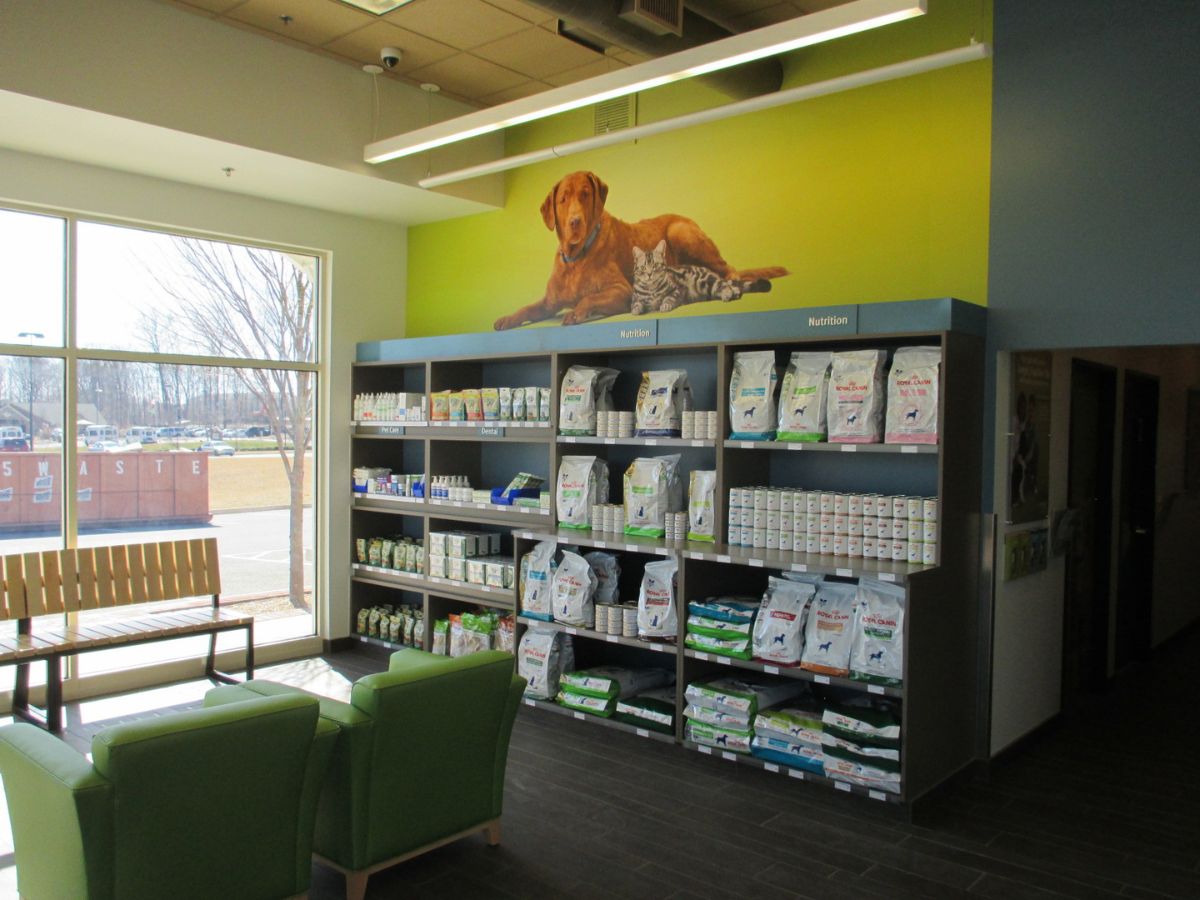 The South Riding Banfield food and supply shelves