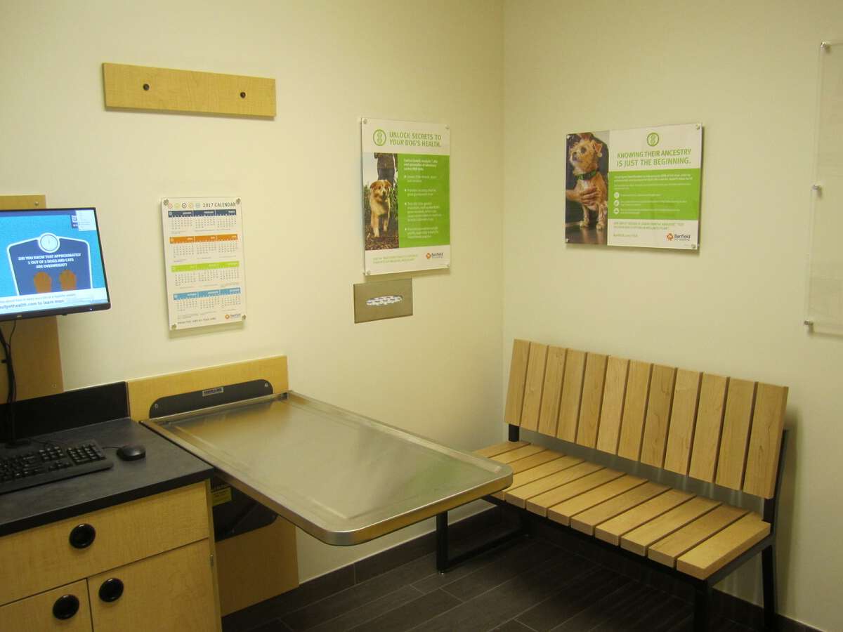 An alternate view of then Hutto Banfield hospital exam room