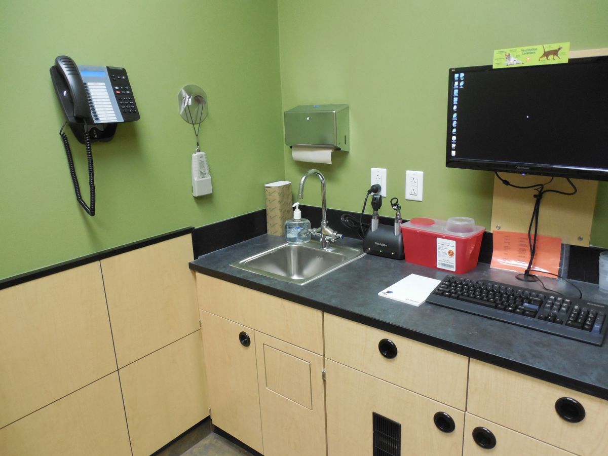 Another view of the Banfield - Ross Township exam room