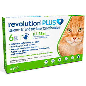 revolution dogs topical medication box