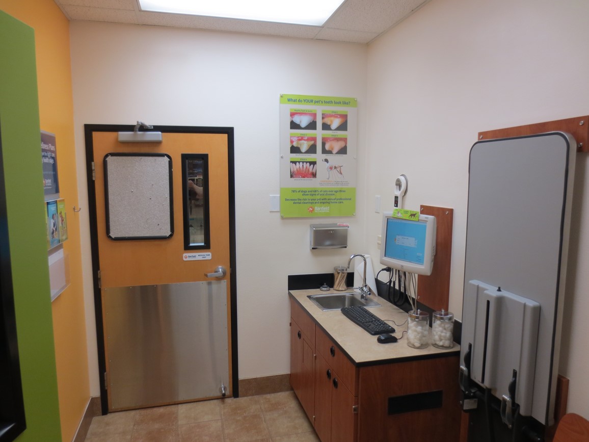 Inside of the Mesa N exam room