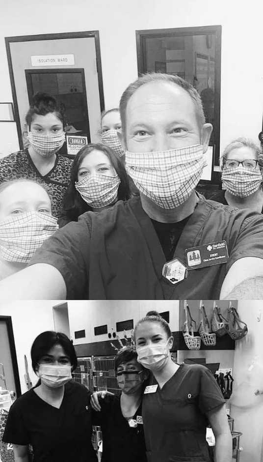 A group of Banfield Associates at the Banfield Pet Hospital, Summerville S, SC